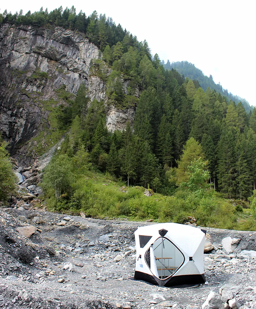 Saunatent voor gaskachel